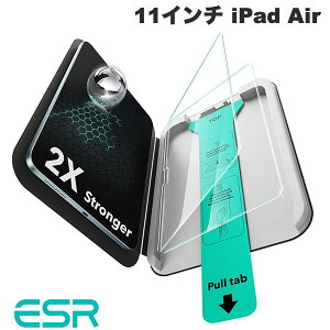 �m�y�V�����L���O1�ʊl���n�m��p�g���C�Ő��m�\��t���n ESR 11�C���` iPad Air M4 (2026) / M3 (2025) / M2 (2024) UltraFit �t���ی십���K���X�t�B���� 2������ # ES28492 �C�[�G�X�A�[�� (�^�u���b�g�p�t��
