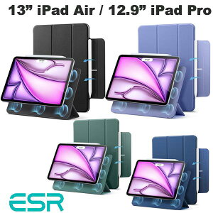 ESR 13�C���` iPad Air M4 (2026) / M3 (2025) / M2 (2024) / 12.9�C���` iPad Pro 6 / 5 / 4 Rebound Magnetic Case �O�܂�X�^���h�P�[�X (�^�u���b�g�J�o�[�E�P�[�X)