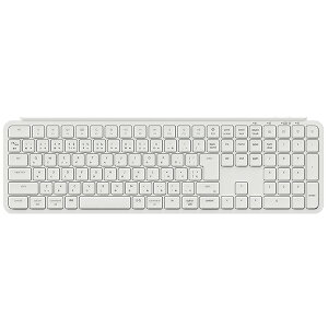 Keychron B6 Pro Mac���{��z�� �L�� / Bluetooth 5.2 / 2.4GHz ���C�����X ���Ή� �t���T�C�Y �V�U�[�X�C�b�` �E���g���X���� ���C�����X�L�[�{�[�h �A�C�{���[�z���C�g # B6P-K8-JIS �L�[�N���� (�L�[�{�[