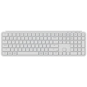 Keychron B6 Pro Mac�p��z�� �L�� / Bluetooth 5.2 / 2.4GHz ���C�����X ���Ή� �t���T�C�Y �V�U�[�X�C�b�` �E���g���X���� ���C�����X�L�[�{�[�h �A�C�{���[�z���C�g # B6P-K8-US �L�[�N���� (�L�[�{�[�h)
