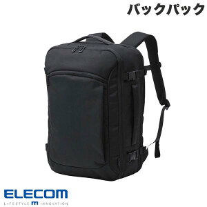 ELECOM �G���R�� �o�b�N�p�b�N �}�`�g�� ���k�@�\ �o�� 15.6inch ��e�� 180°�t���I�[�v�� �u���b�N # BM-BPTRCSEPBK �G���R�� (�o�b�N�p�b�N) �m�[�gPC MacBook 16�C���`�܂�