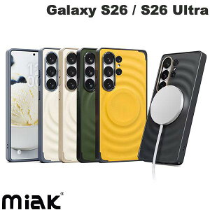 �m2026�n miak Galaxy S26 / S26 Ultra SCOOP Qi2�Ή��}�O�l�b�g�P�[�X �~�A�b�N (�A���h���C�h�X�}�z�P�[�X�E�J�o�[) ���킢�� �A�C�X�N���[�����`�[�t ���̓I ���^���A�N�Z���g �ϏՌ� �h�o