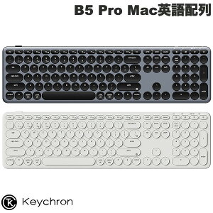 Keychron B5 Pro Mac�p��z�� �L�� / Bluetooth 5.2 / 2.4GHz ���C�����X ���Ή� �t���T�C�Y �V�U�[�X�C�b�` �E���g���X���� ���C�����X�L�[�{�[�h �L�[�N���� (�L�[�{�[�h)