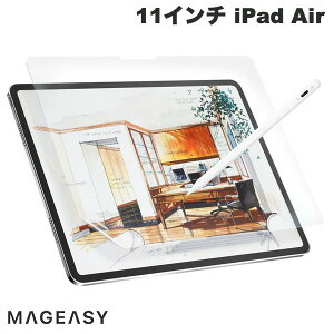 MagEasy 11�C���` iPad Air M4 (2026) / M3 (2025) / M2 (2024) EasyPaper �t���ی�t�B���� Transparent # ME_PAASPLKEP_TR �}�O�C�[�W�[ (�^�u���b�g�p�t���ی�t�B����)
