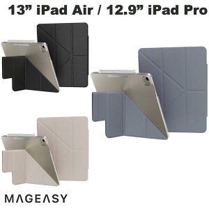 MagEasy 13�C���` iPad Air M4 (2026) / M3 (2025) / M2 (2024) / 12.9�C���` iPad Pro 6 / 5 / 4 / 3 FACET with Pencil Holder �}�O�C�[�W�[ (�^�u���b�g�J�o�[�E�P�[�X)