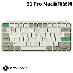 �V���R�����ی�J�o�[�t Keychron B1 Pro Mac�p��z�� �L�� / Bluetooth 5.2 / 2.4GHz ���C�����X ���Ή� �e���L�[���X �V�U�[�X�C�b�` �E���g���X���� ���C�����X�L�[�{�[�h ���g���O���[�� # B1P-K12-US �L