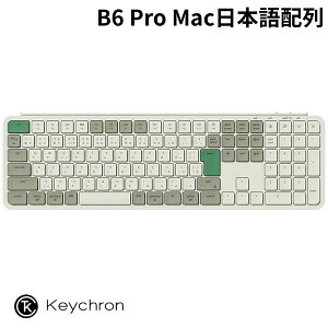 �V���R�����ی�J�o�[�t Keychron B6 Pro Mac���{��z�� �L�� / Bluetooth 5.2 / 2.4GHz ���C�����X ���Ή� �t���T�C�Y �V�U�[�X�C�b�` �E���g���X���� ���C�����X�L�[�{�[�h ���g���O���[�� �L�[�N����