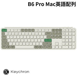 �V���R�����ی�J�o�[�t Keychron B6 Pro Mac�p��z�� �L�� / Bluetooth 5.2 / 2.4GHz ���C�����X ���Ή� �t���T�C�Y �V�U�[�X�C�b�` �E���g���X���� ���C�����X�L�[�{�[�h ���g���O���[�� �L�[�N���� Win