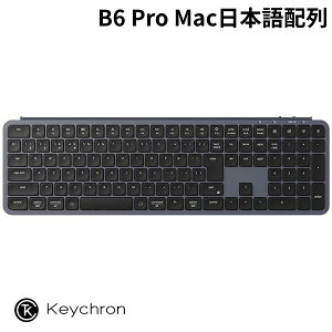 �V���R�����ی�J�o�[�t Keychron B6 Pro Mac���{��z�� �J�i�Ȃ� �L�� / Bluetooth / ���C�����X ���Ή� �t���T�C�Y �V�U�[�X�C�b�` �E���g���X���� ���C�����X�L�[�{�[�h Windows / Mac / Linux�Ή� �X�}