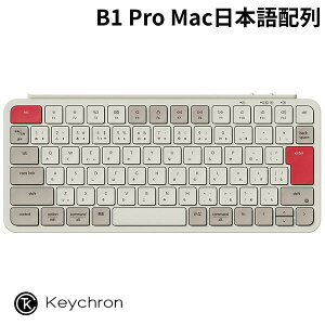 �V���R�����ی�J�o�[�t Keychron B1 Pro Mac���{��z�� �L�� / Bluetooth 5.2 / 2.4GHz ���C�����X ���Ή� �e���L�[���X �V�U�[�X�C�b�` �E���g���X���� ���C�����X�L�[�{�[�h ���g�����b�h # B1P-K13-JIS 