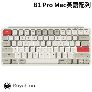 �V���R�����ی�J�o�[�t Keychron B1 Pro Mac�p��z�� �L�� / Bluetooth 5.2 / 2.4GHz ���C�����X ���Ή� �e���L�[���X �V�U�[�X�C�b�` �E���g���X���� ���C�����X�L�[�{�[�h ���g�����b�h # B1P-K13-US �L�[
