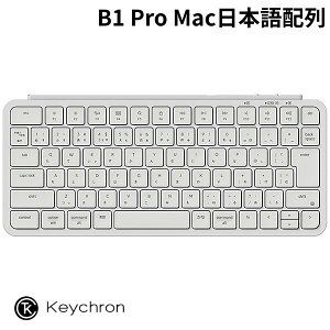 �V���R�����ی�J�o�[�t Keychron B1 Pro Mac���{��z�� �L�� / Bluetooth 5.2 / 2.4GHz ���C�����X ���Ή� �e���L�[���X �V�U�[�X�C�b�` �E���g���X���� ���C�����X�L�[�{�[�h �A�C�{���[�z���C�g # B1P-K