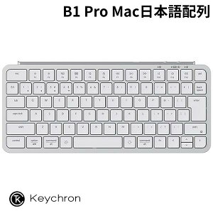 �V���R�����ی�J�o�[�t Keychron B1 Pro Mac���{��z�� �J�i�Ȃ� �L�� / Bluetooth 5.2 / 2.4GHz ���C�����X ���Ή� �e���L�[���X �V�U�[�X�C�b�` �E���g���X���� ���C�����X�L�[�{�[�h �V���o�[ # B1P-K14