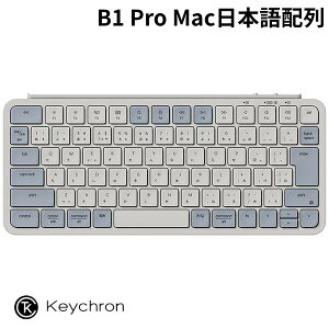 �V���R�����ی�J�o�[�t Keychron B1 Pro Mac���{��z�� �L�� / Bluetooth 5.2 / 2.4GHz ���C�����X ���Ή� �e���L�[���X �V�U�[�X�C�b�` �E���g���X���� ���C�����X�L�[�{�[�h ���g���u���[ # B1P-K11-JIS 