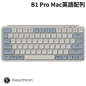 �V���R�����ی�J�o�[�t Keychron B1 Pro Mac�p��z�� �L�� / Bluetooth 5.2 / 2.4GHz ���C�����X ���Ή� �e���L�[���X �V�U�[�X�C�b�` �E���g���X���� ���C�����X�L�[�{�[�h ���g���u���[ # B1P-K11-US �L�[