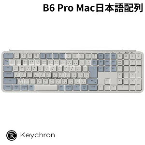 �V���R�����ی�J�o�[�t Keychron B6 Pro Mac���{��z�� �L�� / Bluetooth 5.2 / 2.4GHz ���C�����X ���Ή� �t���T�C�Y �V�U�[�X�C�b�` �E���g���X���� ���C�����X�L�[�{�[�h ���g���u���[ �L�[�N���� Win