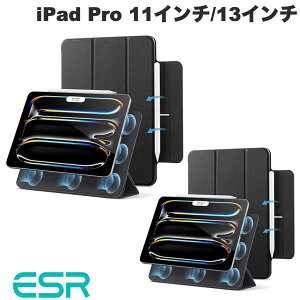 ESR 11�C���` / 13�C���` iPad Pro M5 (2025) / M4 (2024) REBOUND �}�O�l�b�g�z���� Smart Folio�P�[�X (�^�u���b�g�J�o�[�E�P�[�X)