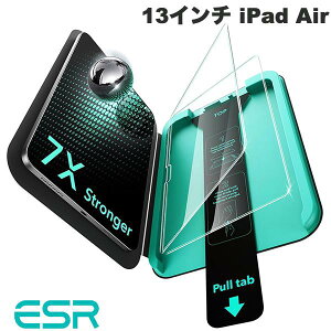 ESR 13�C���` iPad Air M4 (2026) / M3 (2025) / M2 (2024) UltraFit Armorite Screen Protector 0.3mm 2������ # ESR717 �C�[�G�X�A�[�� (�^�u���b�g�p�t���ی�K���X�t�B����)