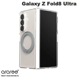 �m2026�n araree Galaxy Z Fold8 Ultra DUPLE 360 M MagSafe�Ή� STAND �N���A # AR28646GZFD8U �A�����[ (�A���h���C�h�X�}�z�P�[�X�E�J�o�[)