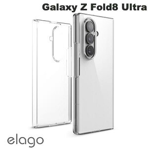 �m2026�n elago Galaxy Z Fold8 Ultra Clear Case �|���J�[�{�l�[�g�P�[�X Transparent # EL_ZF8CSPCYP_TR �G���S (�A���h���C�h�X�}�z�P�[�X�E�J�o�[)