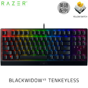 �y�������K�i�z Razer BlackWidow V3 Tenkeyless Yellow Switch �p��z�� �e���L�[���X ���J�j�J�� �Q�[�~���O�L�[�{�[�h # RZ03-03491800-R3M1 ���[�U�[ �u���b�N�E�B�h�E