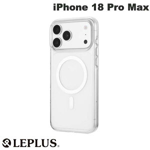 LEPLUS ���v���X iPhone 18 Pro Max / 17 Pro Max MASTER CLEAR mag MagSafe�Ή� �������n�[�h�P�[�X �N���A/�z���C�g LN-IL26MCMWH