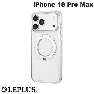 LEPLUS ���v���X iPhone 18 Pro Max / 17 Pro Max MASTER CLEAR mag swing MagSafe�Ή� �������n�[�h�P�[�X 360�x��]�X�^���h �N���A/�V���o�[ LN-IL26MCMSSV