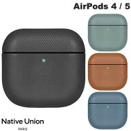 Native Union ネイティブユニオン AirPods 4 / 5 (Re) Classic ANC Case ケース MagSafe Qi ワイヤレス充…