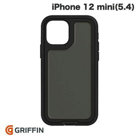 [ネコポス送料無料] Griffin Technology iPhone 12 mini Survivor Extreme Asphalt 耐衝撃ケース Black / Black # GIP-058-BLK グリフィンテクノロジー (iPhone12mini スマホケース)