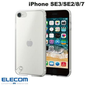 [ネコポス送料無料] ELECOM エレコム iPhone SE 第3世代 / SE 第2世代 / 8 / 7 ハイブリッドケース スタンダード シルキークリア # PM-A22SHVCKMCR エレコム (スマホケース・カバー)
