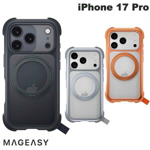 �m2025�n MagEasy iPhone 17 Pro Odyssey Stand M 360 MagSafe�Ή� �X�^���h�t�� �ϏՌ��P�[�X �}�O�C�[�W�[ (�X�}�z�P�[�X�E�J�o�[)