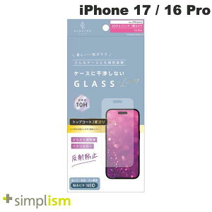 m2025ngjeB Simplism iPhone 17 / 16 Pro ajouter AWe P[XƂ̑Q gbvR[g2xh 炳犴 ˖h~ ʕی십KX # AJ-IP25M2-GLS-W2SEAG VvY (X}zpt