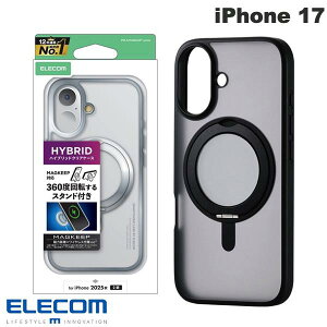 �m2025�nELECOM �G���R�� iPhone 17 �n�C�u���b�h�P�[�X MAGKEEP �X�^���h (�X�}�z�P�[�X�E�J�o�[)
