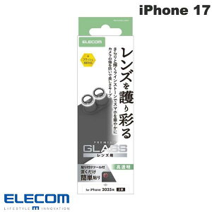 �m2025�nELECOM �G���R�� iPhone 17 / 16 / 16 Plus �J���������Y�K���X�t�B���� ���C���X�g�[�� �V���o�[ # PM-A25AFLLGRSV �G���R�� (�J���������Y�v���e�N�^�[)