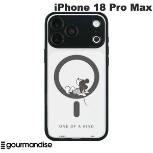 �y�\��zgourmandise �O���}���f�B�[�Y iPhone 18 Pro Max / 17 Pro Max MagSafe�Ή� IIIIfi+ �v�����v�t���[���P�[�X �ϏՌ� �f�B�Y�j�[�L�����N�^�[ �~�b�L�[�}�E�X DNG-371MK