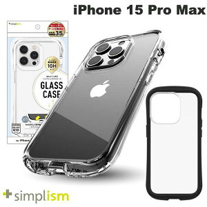 gjeB Simplism iPhone 15 Pro Max [GLASSICA Round] ϏՌ wʃKXP[X VvY (X}zP[XEJo[)  M  ҏ