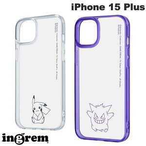 �|�P���� ingrem iPhone 15 Plus �|�P�b�g�����X�^�[ �n�C�u���b�h�P�[�X Charaful �C���O���� (�X�}�z�P�[�X�E�J�o�[) Pokemon �s�J�`���E �Q���K�[�@���� �L�����N�^�[ ���킢��