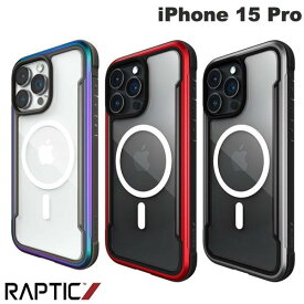 [ネコポス送料無料] RAPTIC iPhone 15 Pro Shield MagSafe対応 耐衝撃ケース ラプティック (スマホケース・カバー) 透明