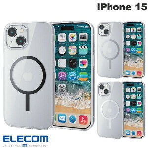 [�l�R�|�X��������] ELECOM �G���R�� iPhone 15 �n�C�u���b�h�P�[�X MAGKEEP (�X�}�z�P�[�X�E�J�o�[) ����