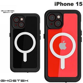 [ネコポス送料無料] GHOSTEK iPhone 15 Nautical Slim 防水 防雪 防塵 ケース MagSafe対応 ゴーステック (スマホケース・カバー) 透明