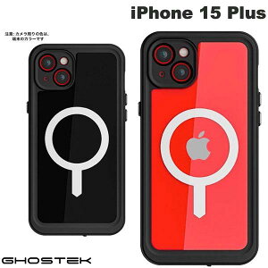 GHOSTEK iPhone 15 Plus Nautical Slim 防水 防雪 防塵 ケース MagSafe対応 ゴーステック (スマホケース・カバー) 透明