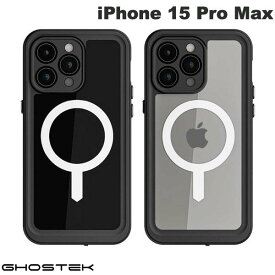 [ネコポス送料無料] 【スーパーSALE★500円OFFクーポン対象】 GHOSTEK iPhone 15 Pro Max Nautical Slim 防水 防雪 防塵 ケース MagSafe対応 ゴーステック (スマホケース・カバー) 透明