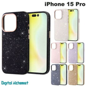 [ネコポス送料無料] Digital Alchemist iPhone 15 Pro オープンレザーケース キラキラ GLITZY SUGAR デジタルアルキミスト (スマホケース・カバー)