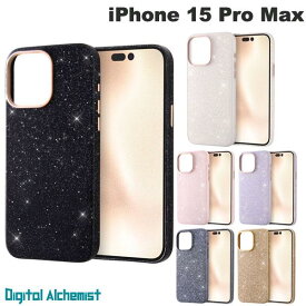 [ネコポス送料無料] Digital Alchemist iPhone 15 Pro Max オープンレザーケース キラキラ GLITZY SUGAR デジタルアルキミスト (スマホケース・カバー)