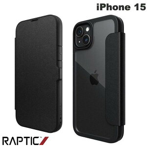 RAPTIC iPhone 15 Urban Folio 蒠^nCubhP[X Black # RT_IONCSPLUF_BK veBbN (X}zP[XEJo[) wʃNAP[X