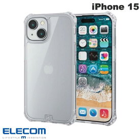 [ネコポス送料無料] ELECOM エレコム iPhone 15 ZEROSHOCK インビジブル フォルティモ クリア # PM-A23AZEROT2CR エレコム (スマホケース・カバー) 透明 ショルダーストラップ対応