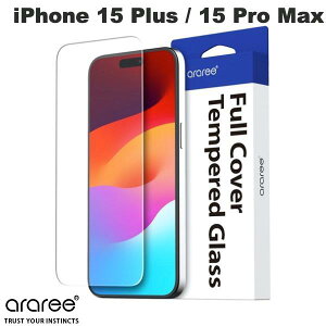 araree iPhone 15 Plus / 15 Pro Max core �t���ی�K���X�t�B���� �N���A # AR25446i15PL �A�����[ (�X�}�z�p�t���ی�K���X�t�B����)