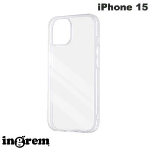 ingrem iPhone 15 ガラスハイブリッドケース クリア # IS-P41CC11/CM イングレム (スマホケース・カバー) 透明 放熱 夏 猛暑