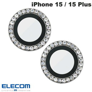ELECOM �G���R�� iPhone 15 / 15 Plus �J���������Y�K���X�t�B���� &me �V���o�[ # PM-A23AFLLGRSV �G���R�� (�J���������Y�v���e�N�^�[)