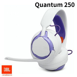 �m2��26�������n JBL Quantum 250 �L���I�[�o�[�C���[�Q�[�~���O�w�b�h�Z�b�g �z���C�g # JBLQTUM250WHT �W�F�[�r�[�G�� (�}�C�N�t�� �w�b�h�z��)